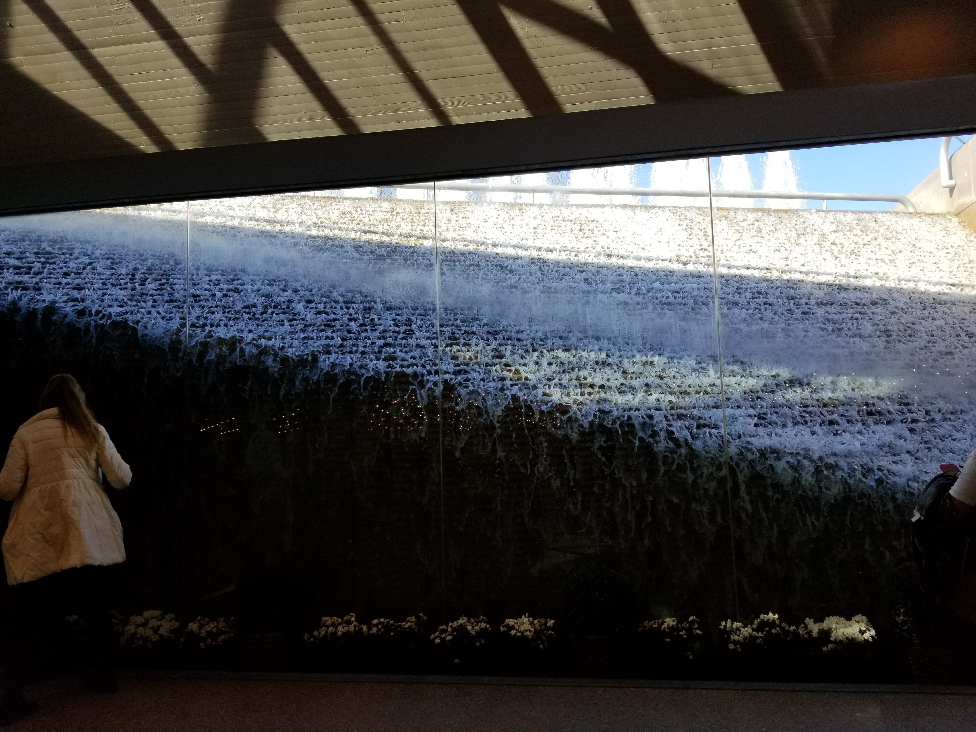 L Wing Smithsonian Museum of Art waterfall