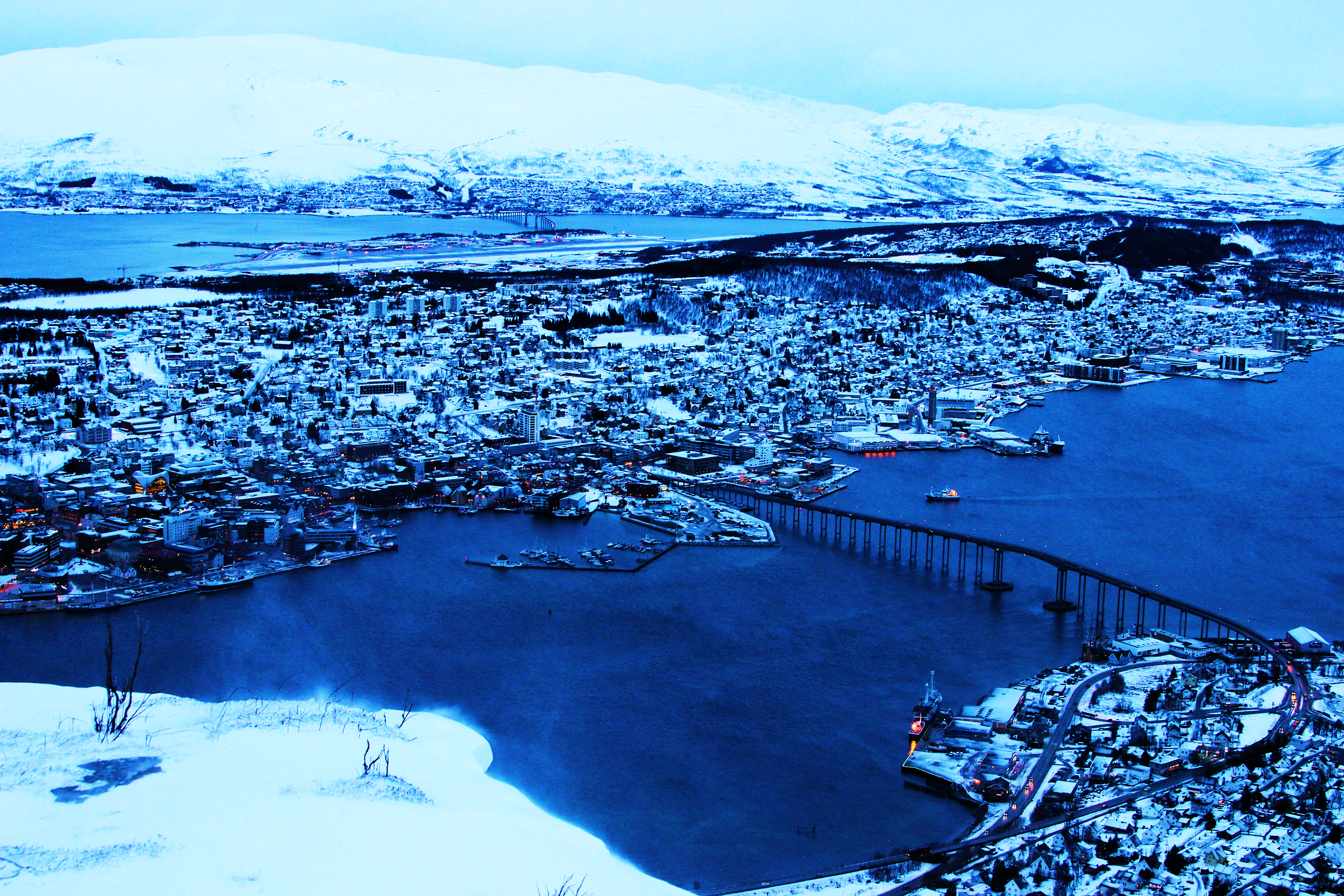 Tromso Norway aurora Nordic water scandinavian ice frozen winter