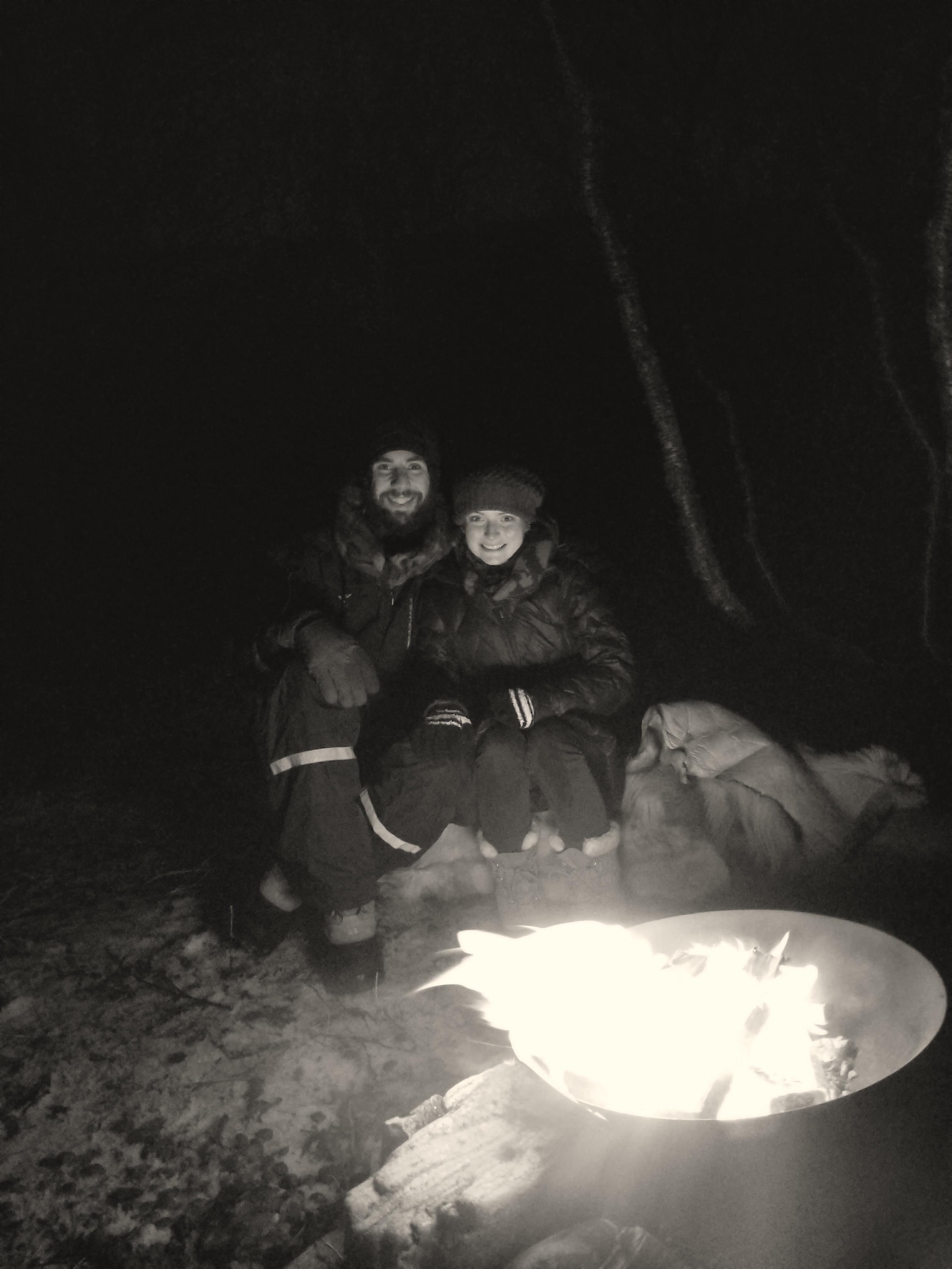 Emily Degn and Nicholas Allen Morgan in Norway fire