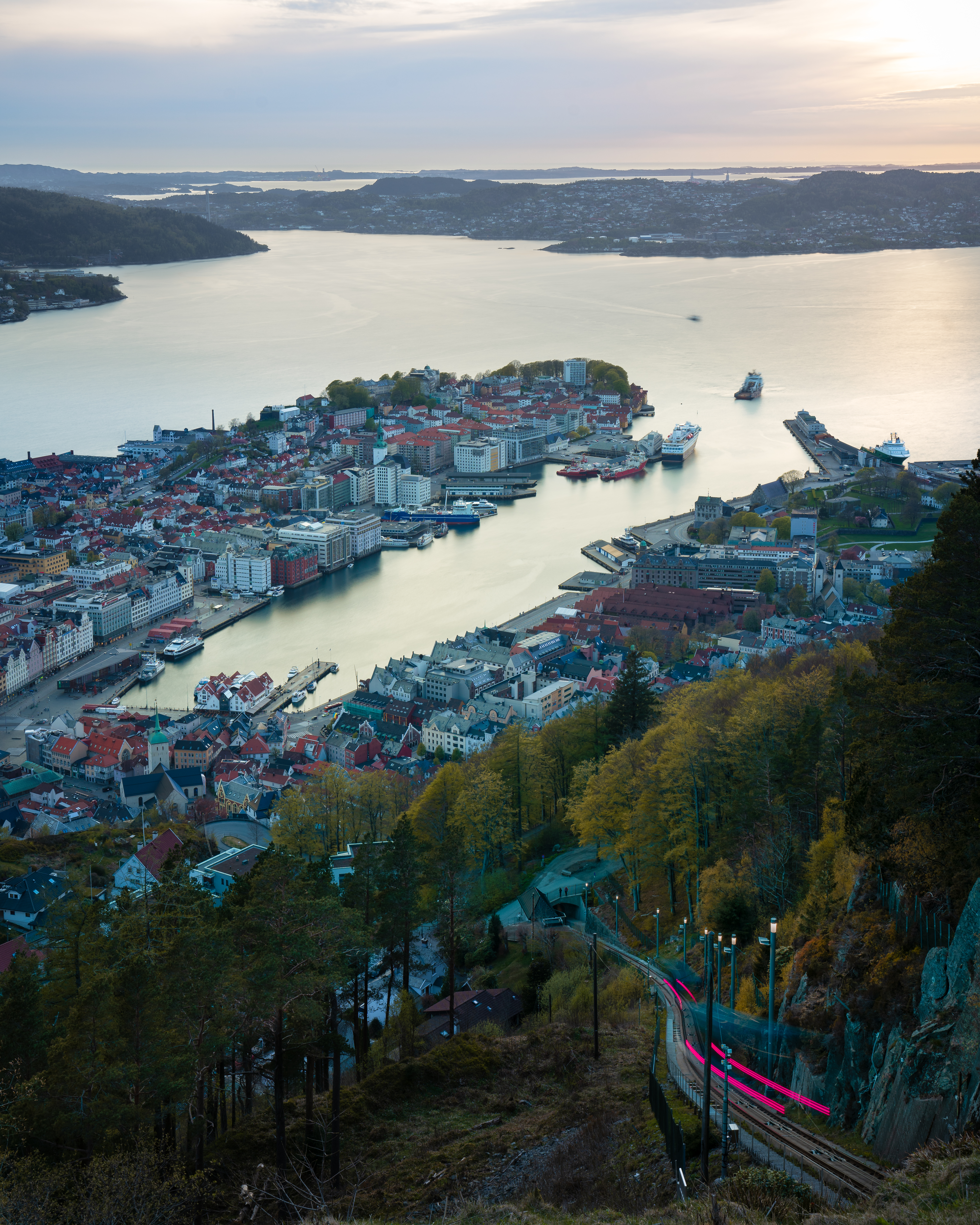 Visit Bergen Norway evening Nordic tourism