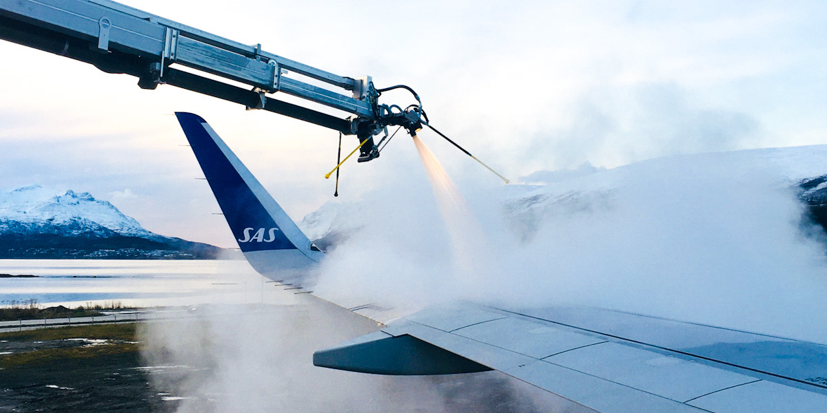 scandinavian airlines norway fjords travel airplane