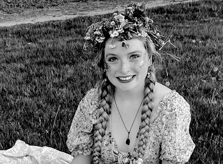 beltane flower crown ceremony braids pagan scandinavia