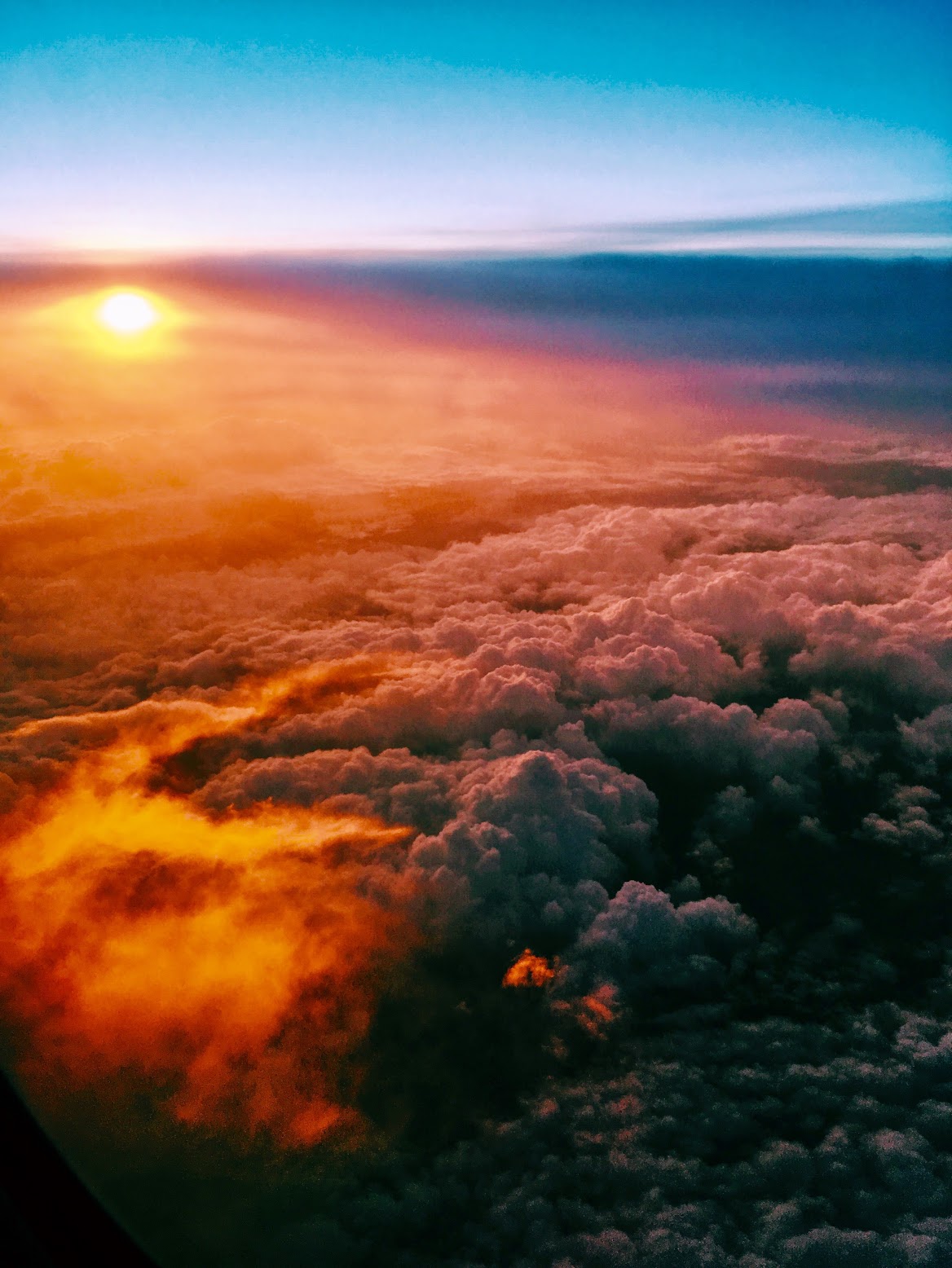 sunrise sunset clouds sky magical