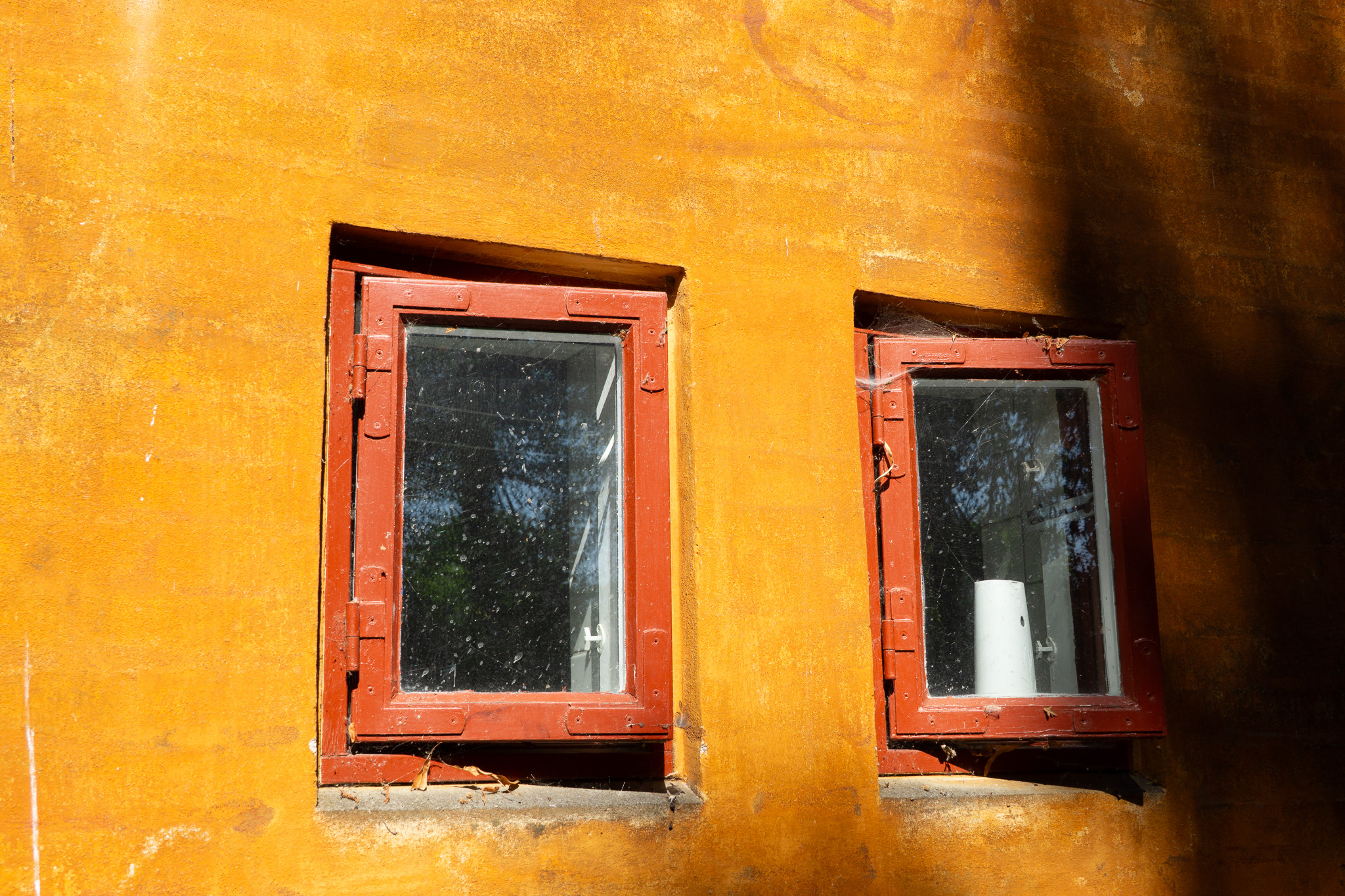 Danish architecture orange red buildings Christianshavn