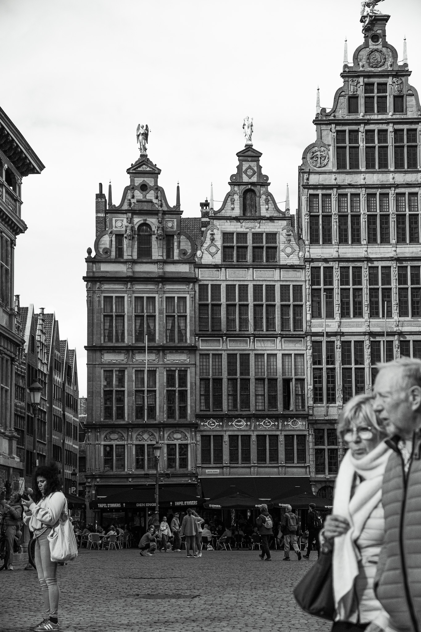 Antwerpen belgium architecture black and white Belgian