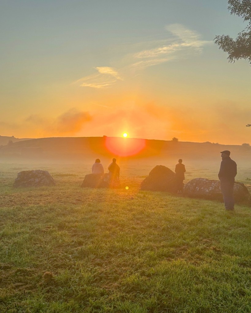 ireland irish folklore countryside tree grass field farm sky sun people