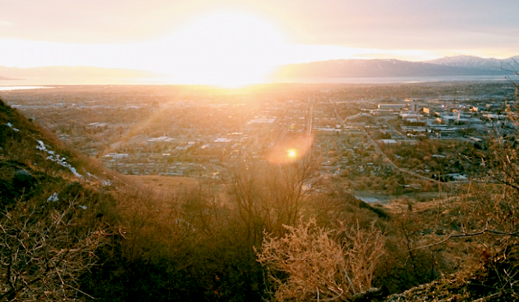 great salt lake provo utah water climate change conservation blue sky mountains american west drought